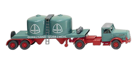 Quarzwerke Henschel ケミカル セミトレーラー/ Wiking 1/87  模型 ミニカー