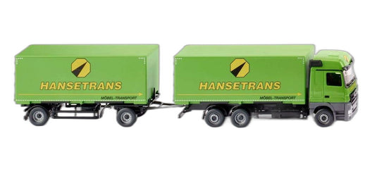 Hansetrans Mercedes Benz Actros スワップボディ/ Wiking 1/87  模型 ミニカー