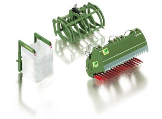 フロントローダー用 ツールセット B Bressel & Lade グリーン 1/32 / Wiking 1/32 農機