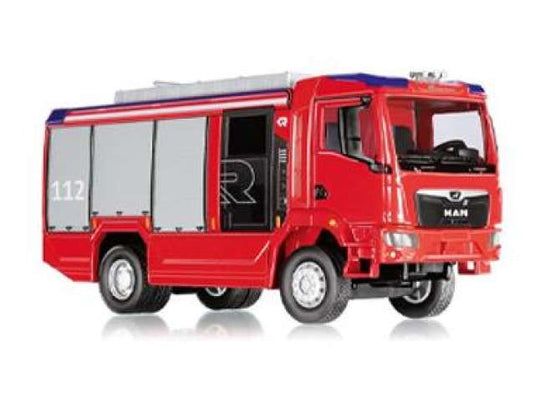 ローゼンバウアー AT 消防車 MAN TGM レッド 働く車 ミニカー 消防車 / Wiking 1/43 ミニカー