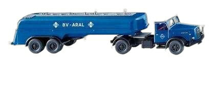Aral Henschel タンカー セミトレーラー 080697/ Wiking 1/87  模型 ミニカー