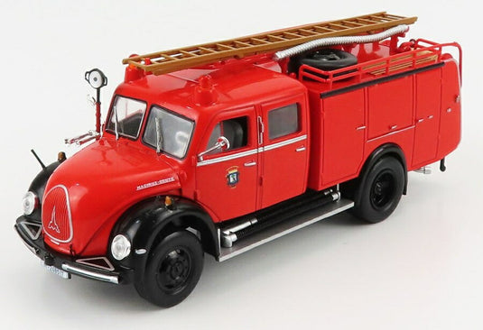 MAGIRUSマギルス DEUTZ TLF16 MERCUR 125A タンク車 消防車 ドイツ 1961 レッドブラック CENTAURIA-WORLD-TRUCK-FIRE-ENGINE-POMPIERS-FEUERWEHR / EDICOLA 1/