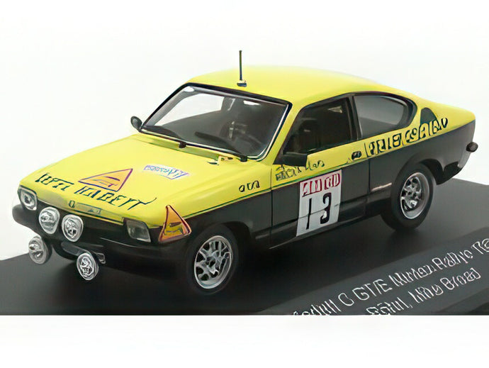 【予約】OPEL カデット C GT/E 13号車 ラリー ミンテックス 1977 ヴァルター・ロール マイク・ブロード イエロー ブラック/ CMR 1/43 ミニカー