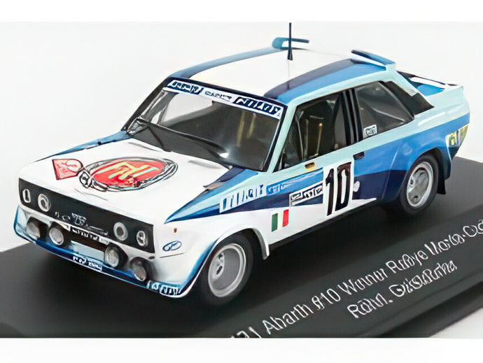 【予約】FIAT 131 ABARTH チーム フィアット イタリア 10号車 優勝 ラリー モンテカルロ 1980 W.ロール C.ガイストドルファー ホワイト 2トーンブルー/ CMR 1/43 ミニカー