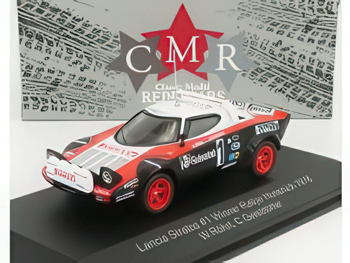【予約】LANCIA ストラトス HF ピレリ 1号車 優勝 ラリー フンスリュック 1978 W.ロール C.ガイストドルファー レッド ブラック ホワイト/ CMR 1/43 ミニカー