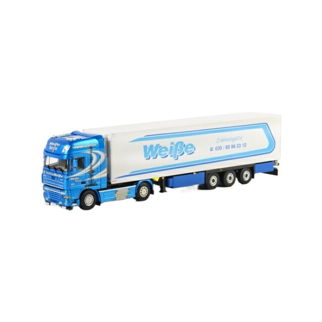 Spedition Wei?e Berlin DAF XF 105 Super Space Cab Reefer Trailer Thermoking  トレーラー / WSI 1/50 建設機械模型 工事車両