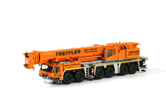 TREFFLER TADANO FAUN ATF 400 モバイルクレーン/WSI 1/50 建設機械模型 工事車両