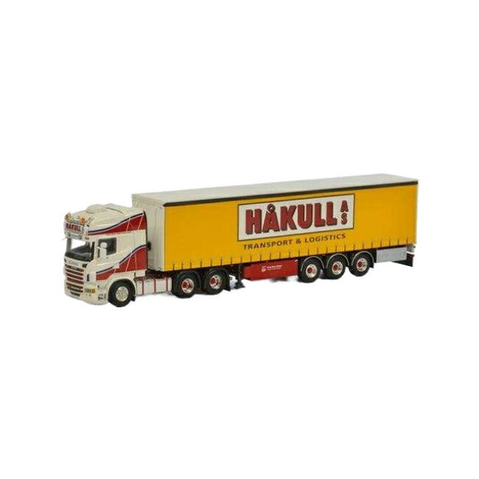 Hakull Scania R Topline Curtainside Trailer  トレーラー / WSI 1/50 建設機械模型 工事車両