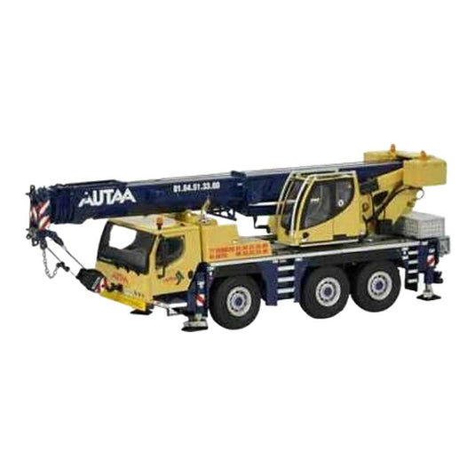 リープヘル Liebherr LTM1050 3.1 モバイルクレーン AUTAA仕様 / WSI 1/50 ミニカー 建設機械模型 工事車両