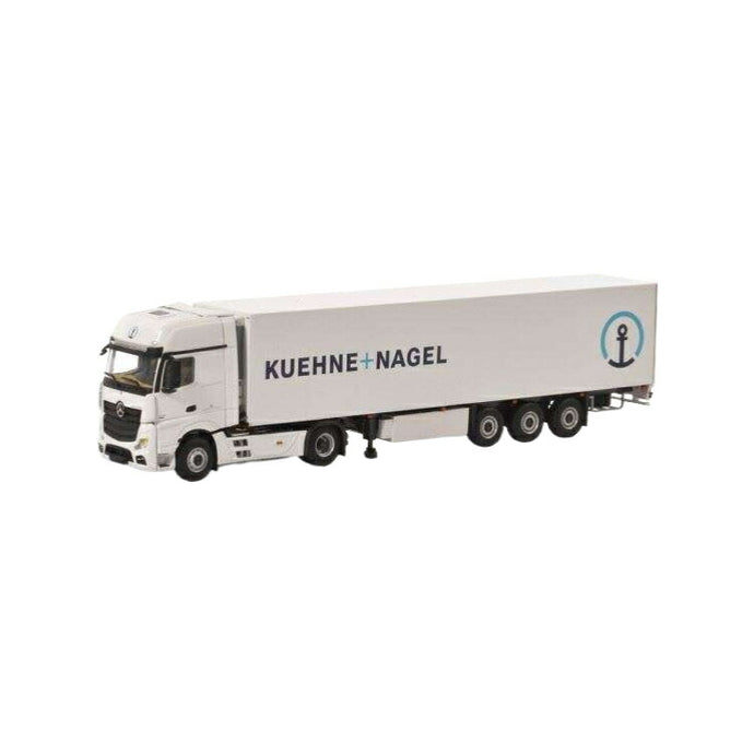 K?hne + Nagel Mercedes Benz Actros MP4 Gigaspace Reefer Tailer  トレーラー / WSI 1/50 建設機械模型 工事車両