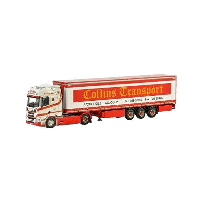 Collins Transport Scania S Highline CR20H curtainsie semitrailer  トレーラー / WSI 1/50 建設機械模型 工事車両