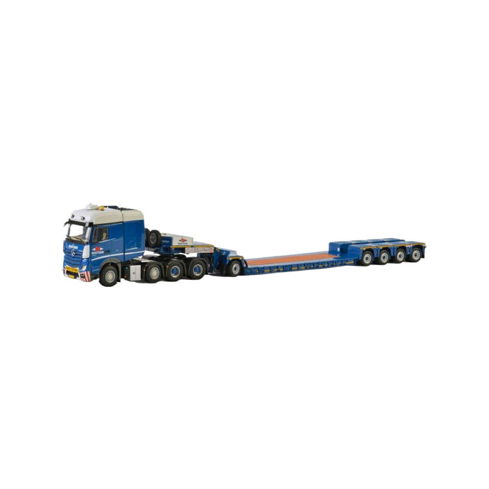 Baetsen Mercedes-Benz Actros Big Space Nooteboom 4 axle Euro-PX + Dolly 1 axle (without load)  トレーラー / WSI 1/50 建設機械模型 工事車両