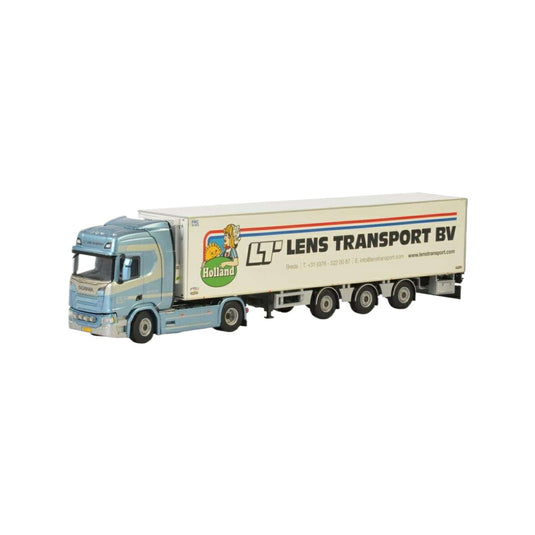 Lens Transport Scania R Highline CR20H reefer trailer Carrier 3 axle  トレーラー / WSI 1/50 建設機械模型 工事車両