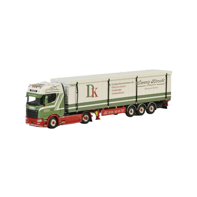 Kirscht Scania S Highline CS20H walking floor trailer  トレーラー / WSI 1/50 建設機械模型 工事車両