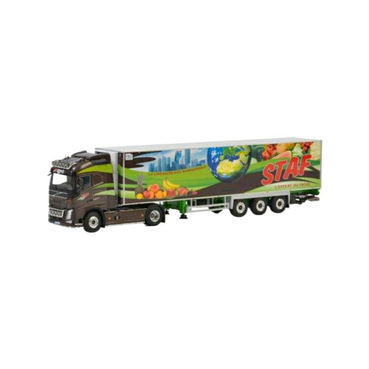 STAF Volvo FH4 Globetrotter Reefertrailer  トレーラー / WSI 1/50 建設機械模型 工事車両