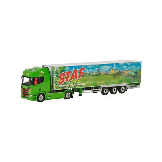 Staf Scania R Highline reefer trailer トレーラー / WSI 1/50 建設機械模型 工事車両