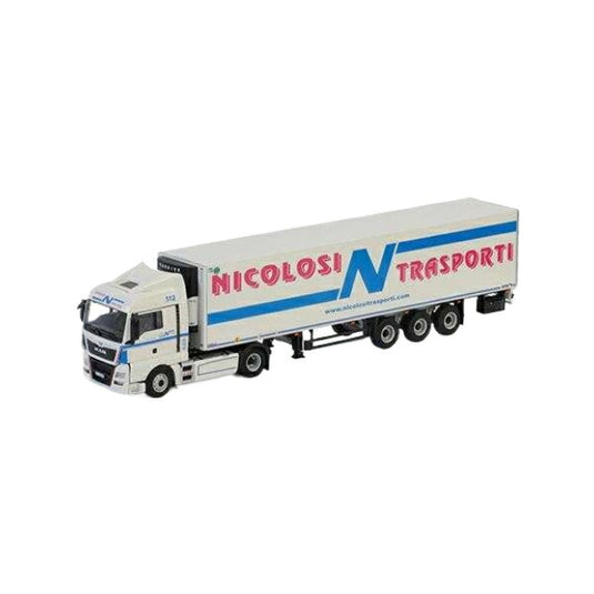 Nicolosi Trasporti MAN TGX XLX Euro6 Reefertrailer  トレーラー / WSI 1/50 建設機械模型 工事車両