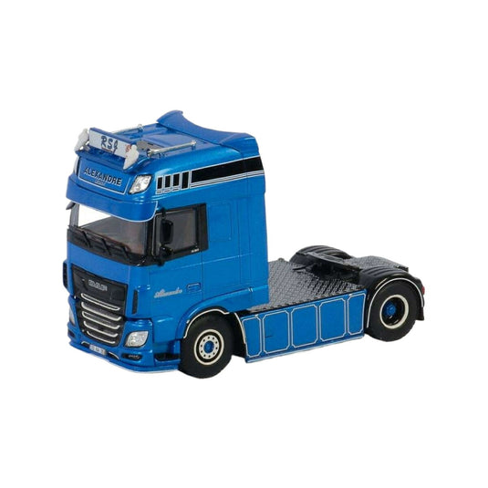 RSJ Transportes DAF XF Super Space Cab MY2017  トラック / WSI 1/50 建設機械模型 工事車両