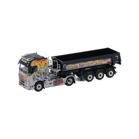 Pflumm Volvo FH4 Globetrotter Tipper Trailer  トレーラー / WSI 1/50 建設機械模型 工事車両