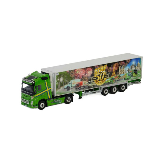 Staf Transports Volvo FH4 Globetrotter Reefer Trailer  トレーラー / WSI 1/50 建設機械模型 工事車両