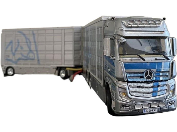 de Pablo Arribas Mercedes-Benz Actros MP4 トラクタヘッド / WSI 1/50 建設機械模型 工事車両