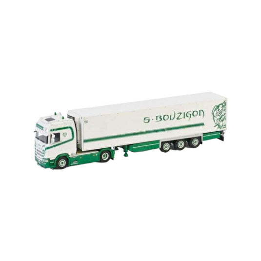 S. Bouzigon Scania S Highline CS20H Reefer Trailer  トレーラー / WSI 1/50 建設機械模型 工事車両