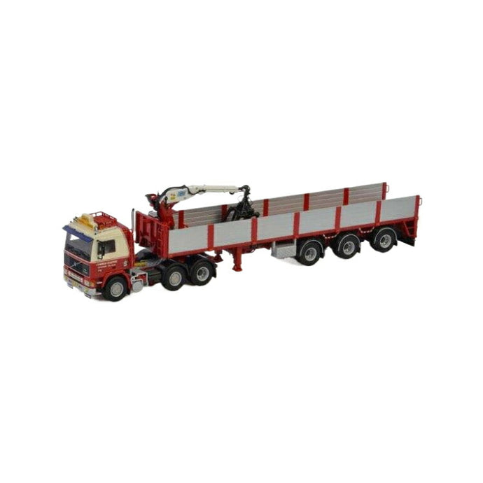 Van Sambeek Transport Volvo F12 brick trailer  トレーラー / WSI 1/50 建設機械模型 工事車両