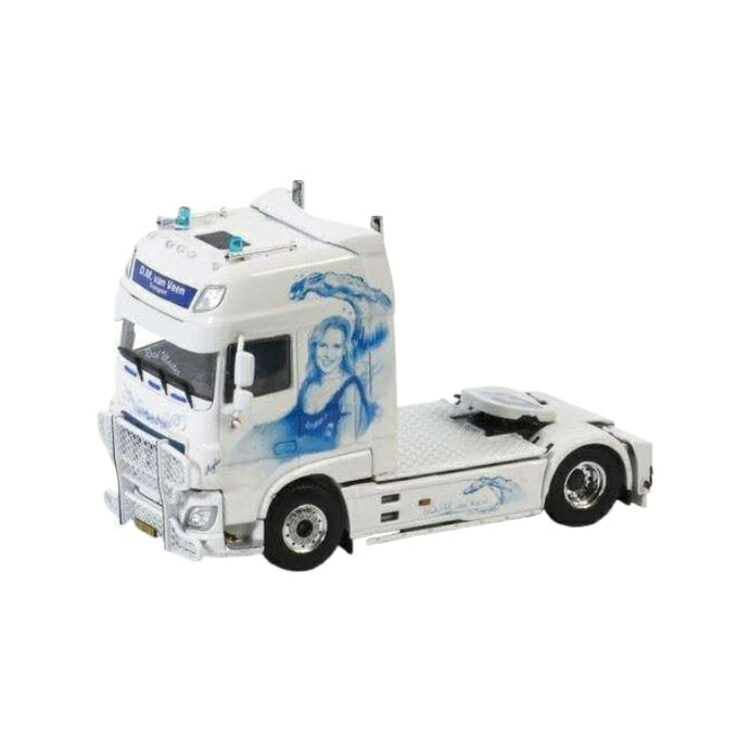 D.M. van Veen DAF XF Super Space Cab  トラック / WSI 1/50 建設機械模型 工事車両