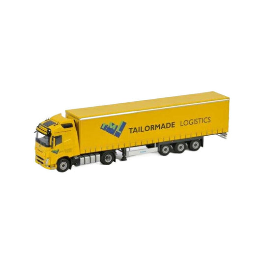 Tailormade Logistics Volvo FH4 Globetrotter Curtainsidetrailer  トレーラー / WSI 1/50 建設機械模型 工事車両