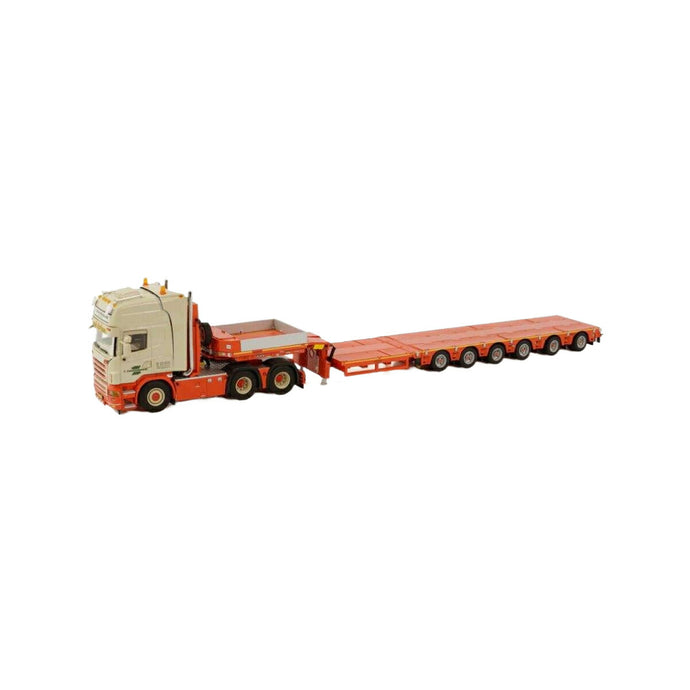 C. Zwagerman Scania R5 Topline Semi low loader  トレーラー / WSI 1/50 建設機械模型 工事車両