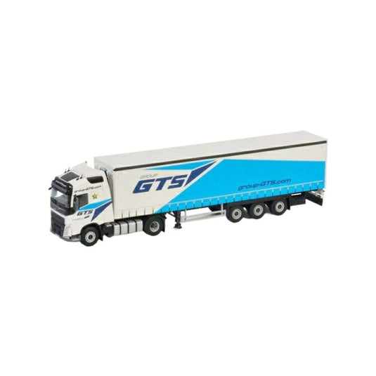 Group GTS Volvo FH4 Globetrotter Curtainsidetrailer  トレーラー / WSI 1/50 建設機械模型 工事車両