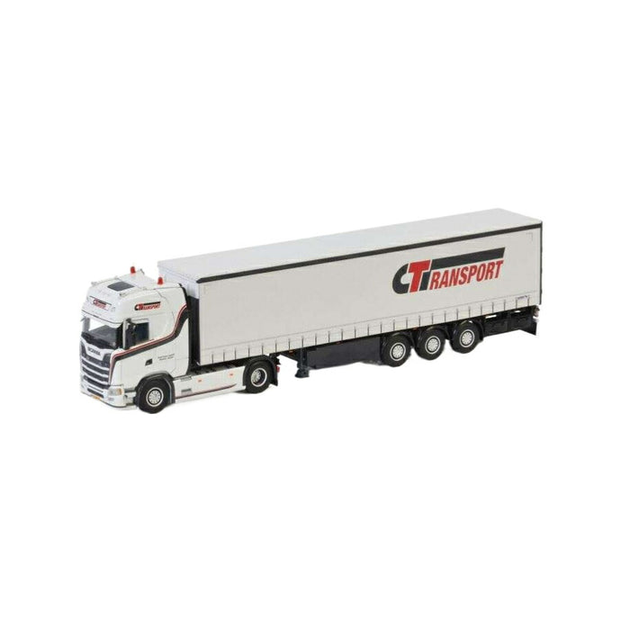 Corne Timmer Transport Scania S Highline CS20H Curtainsidetrailer  トレーラー / WSI 1/50 建設機械模型 工事車両