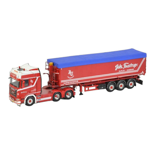 Toustrup スカニア R ハイライン CR20H ダンプボリュームトレーラー 建設車両 / WSI 1/50 トラック模型