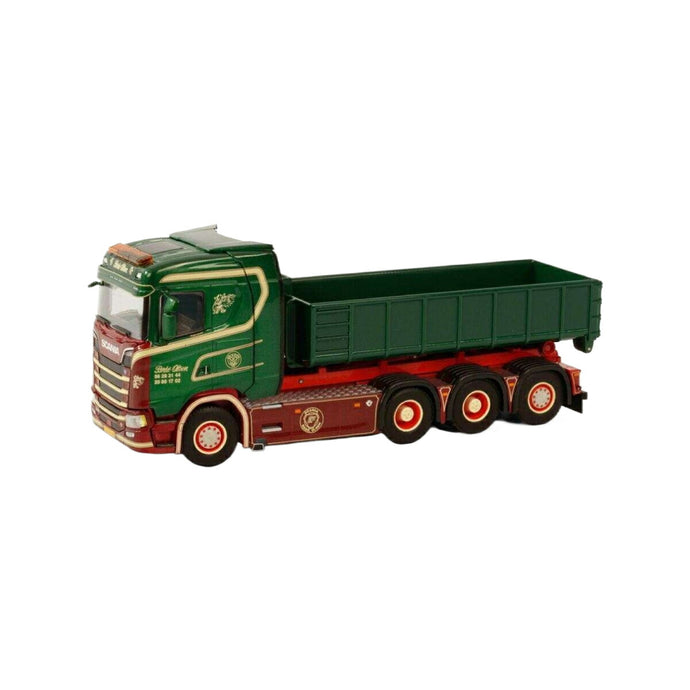 Brdr Olsen Scania S Normal CS20N Hookliftsystem + Hookliftcontainer 15M3  トラック / WSI 1/50 建設機械模型 工事車両