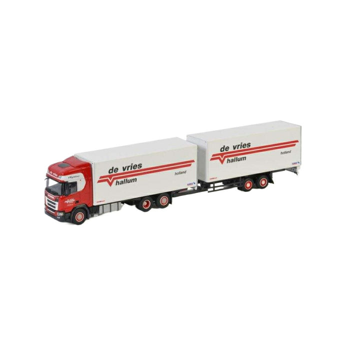 De Vries Hallum Scania R Highline CR20H Trailer  トレーラー / WSI 1/50 建設機械模型 工事車両