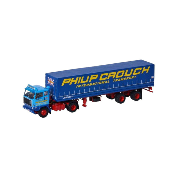 Philip Crouch Volvo F88 Curtainsidetrailer  トレーラー / WSI 1/50 建設機械模型 工事車両