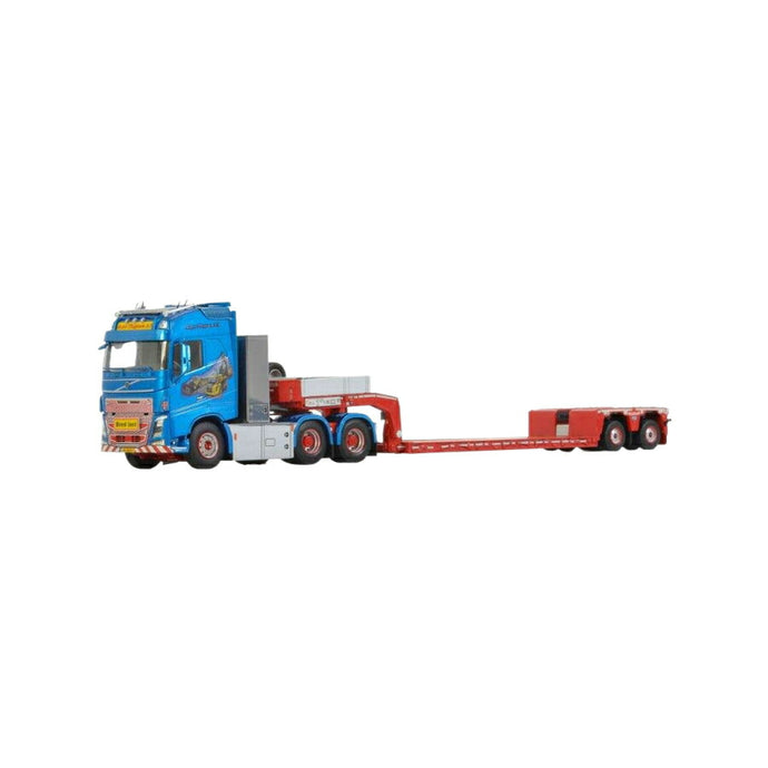 Jesper Thygesen A/S Volvo FH4 Globetrotter Lowloader  トレーラー / WSI 1/50 建設機械模型 工事車両