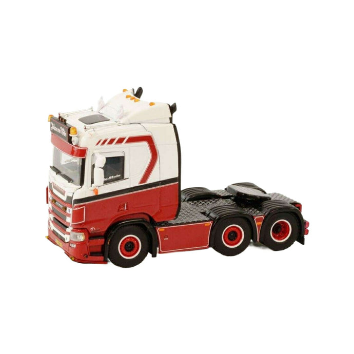 Johan van Welie Transport Scania R Normal CR20N 6x2 トラック / WSI 1/50 建設機械模型 工事車両