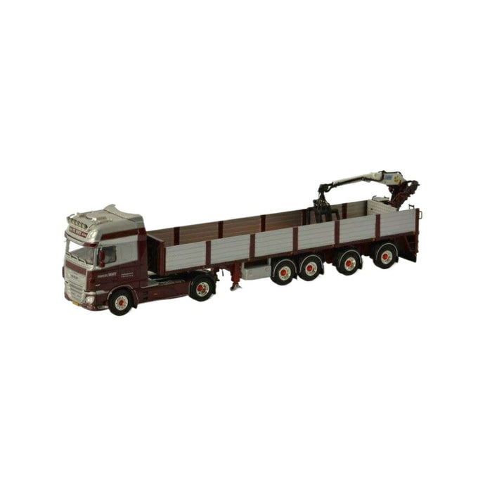 M. Way DAF XF Super Space Cab Brick trailer  トレーラー / WSI 1/50 建設機械模型 工事車両