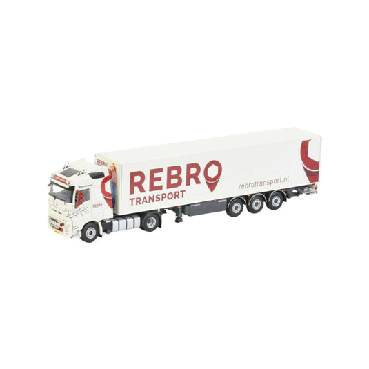 Rebro Transport Volvo FH5 Globetrotter 4x2 box semitrailer 3axle  トレーラー / WSI 1/50 建設機械模型 工事車両