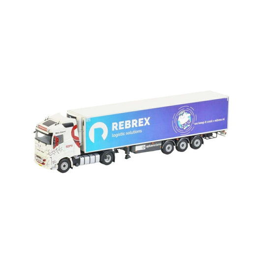 Rebrex Transport Volvo FH5 Globetrotter 4x2 reefer semitrailer 3axle 0 トレーラー / WSI 1/50 建設機械模型 工事車両