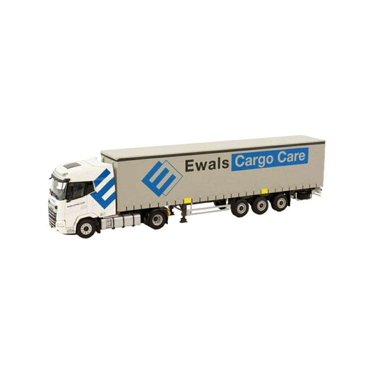 Ewals Cargo Care B.V. DAF XG 4x2 Curtainside Trailer  トレーラー / WSI 1/50 建設機械模型 工事車両