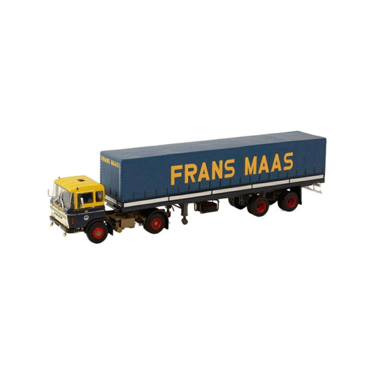 Frans Maas DAF 2600 curtainside semitrailer  トレーラー / WSI 1/50 建設機械模型 工事車両