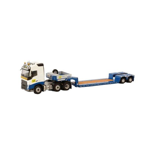 TLR Robinet Volvo FH4 Globetrotter 6x2 low loader 2axle  トレーラー / WSI 1/50 建設機械模型 工事車両