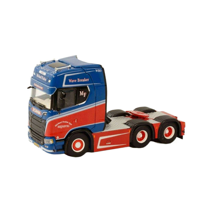 Michael Frahm Scania S Highline 6x2 Tag axle  トラック / WSI 1/50 建設機械模型 工事車両