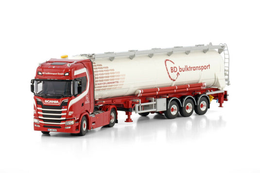 BD Bulktransport SCANIA S HIGHLINE CS20H 4X2 TIPPER BULK TRAILER  3軸 トラック/WSI 1/50 建設機械模型 工事車両