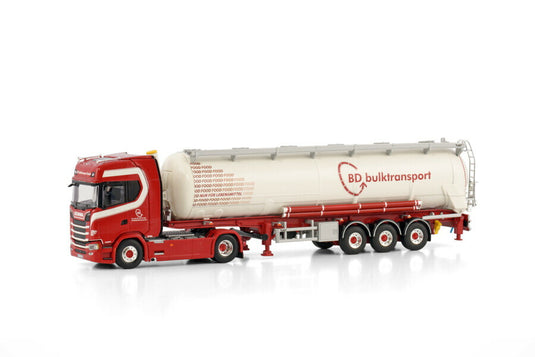 BD Bulktransport SCANIA S HIGHLINE CS20H 4X2 TIPPER BULK TRAILER  3軸 トラック/WSI 1/50 建設機械模型 工事車両