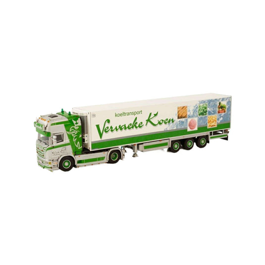 Koen Vervaeke Scania Streamline Topline 4x2 reefer semitrailer 3axle  トレーラー / WSI 1/50 建設機械模型 工事車両