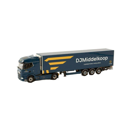 D.J. Middelkoop DAF XG 4x2 Reefer Semitrailer 3axle  トレーラー / WSI 1/50 建設機械模型 工事車両