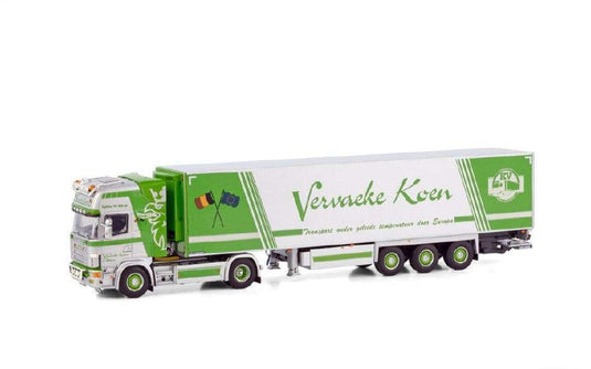 Koen Vervaeke Scania R4 Topline reefer semitrailerトレーラー /WSI  1/50 建設機械模型